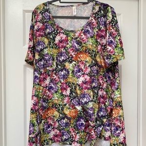 Bright Floral LuLaRoe Perfect Tee